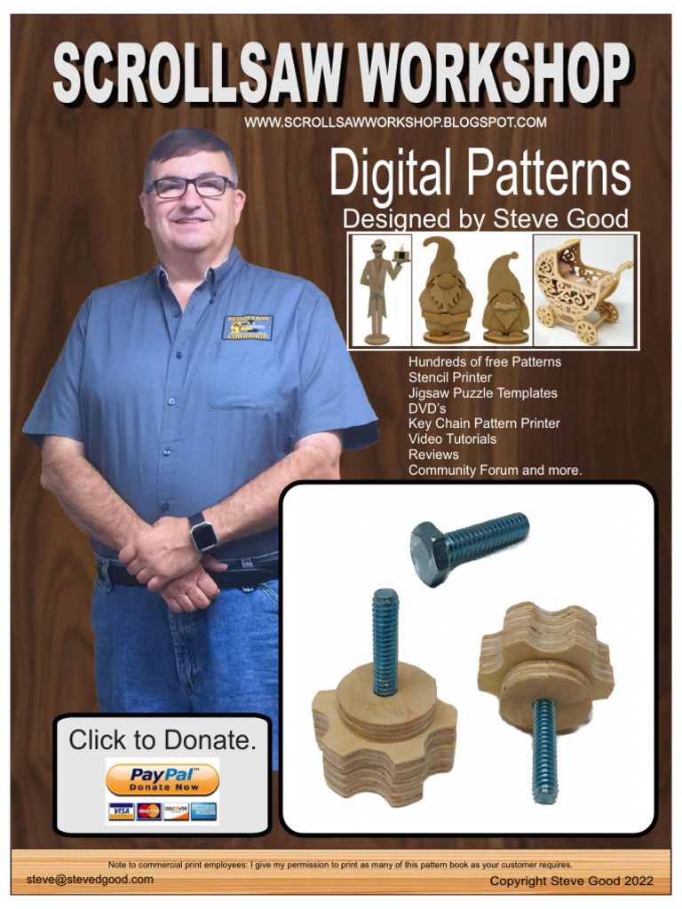 Free Scroll Saw Patterns Guide | PDF | Printing | Graphic Design