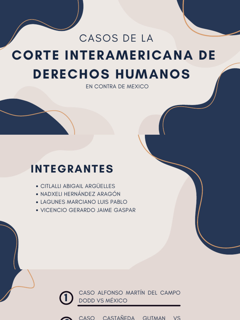 Casos de La Corte Interamericana de Derechos Humanos | PDF | Violación ...