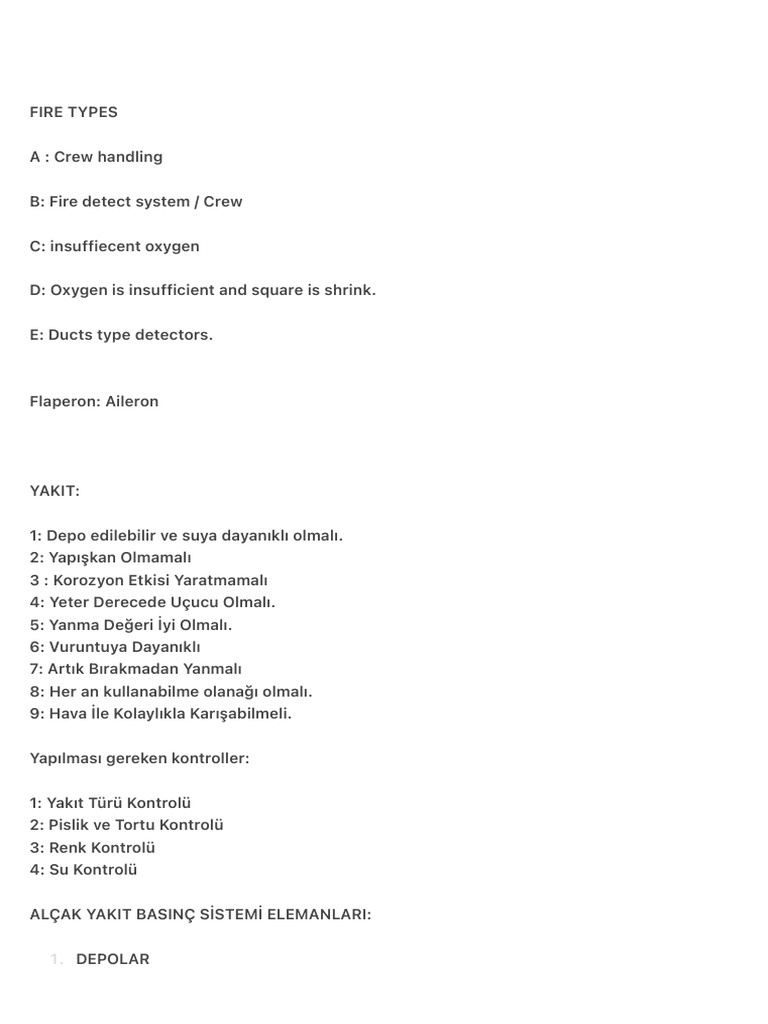 Fire Types | PDF