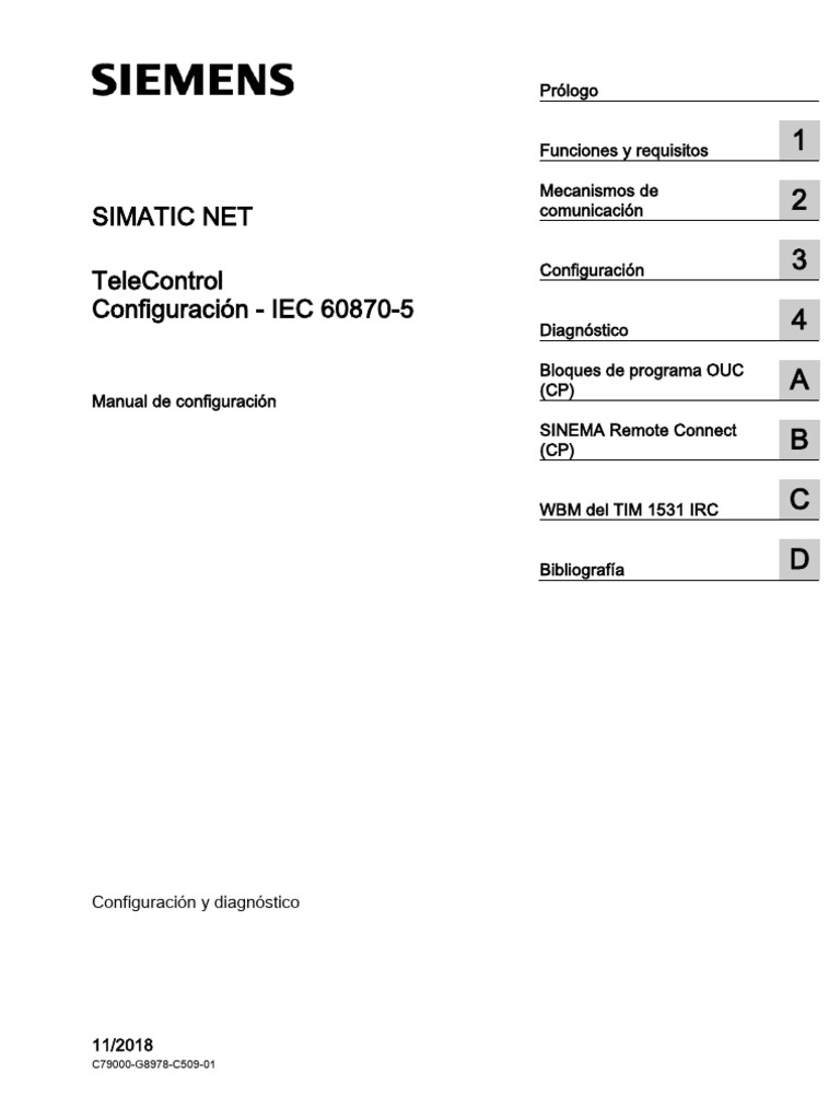 Configuración de Telecontrol IEC 60870-5 | PDF | Software | Internet