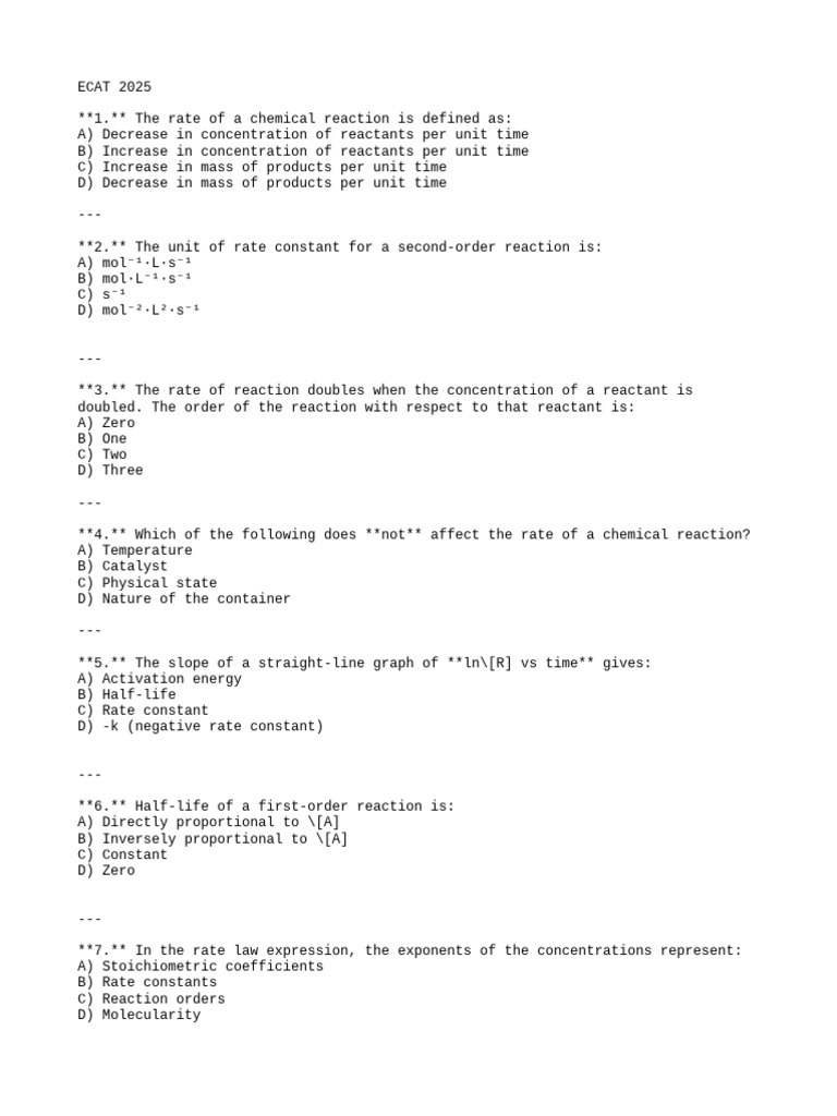 Text PDF | PDF | Reaction Rate | Activation Energy