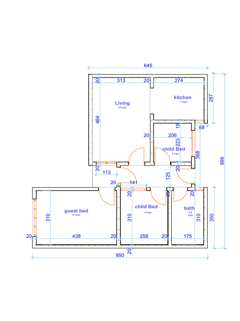 Room Dimensions for Home Design | PDF
