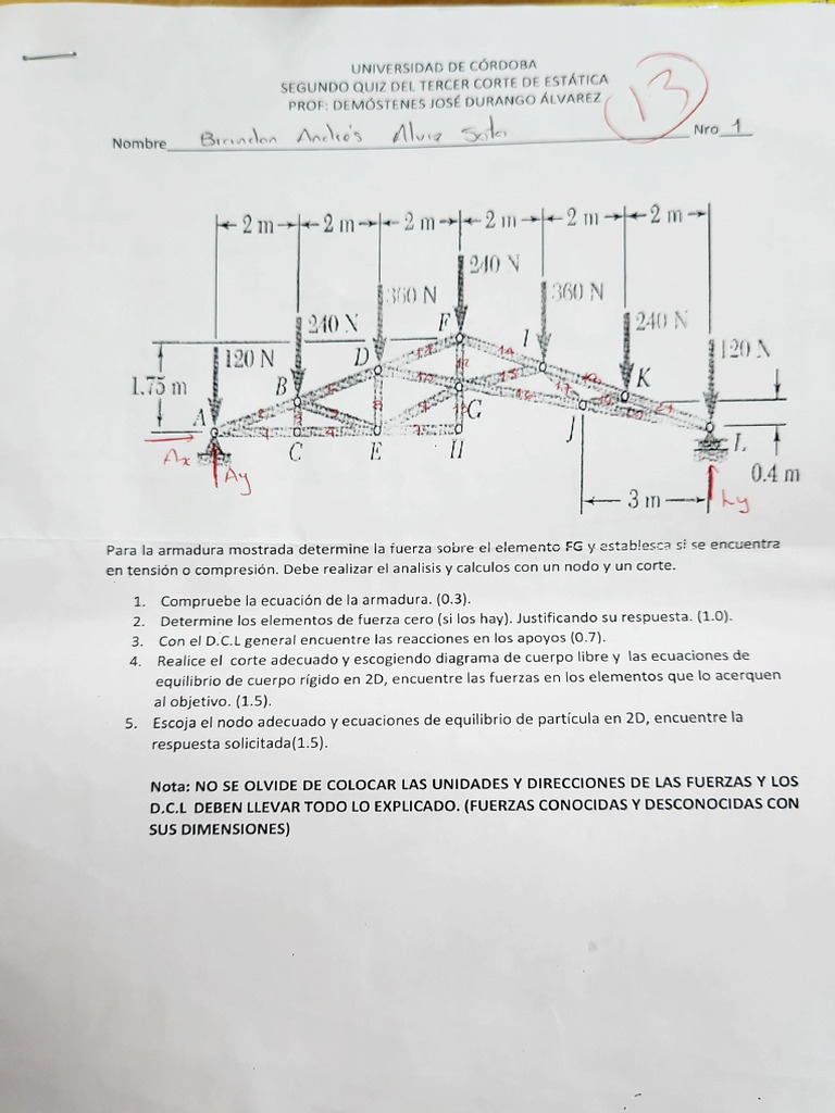 Segundo Quiz Tercer Corte Pdf