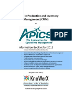 KEI APICS CPIM Information Booklet 2012.03