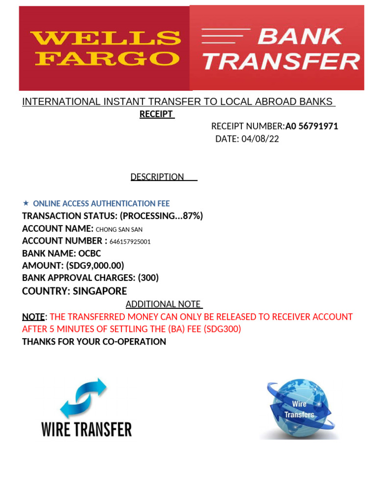 Remitly Payment Receipt Details | PDF