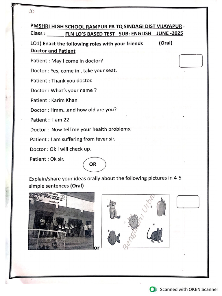 FLN Test English | PDF