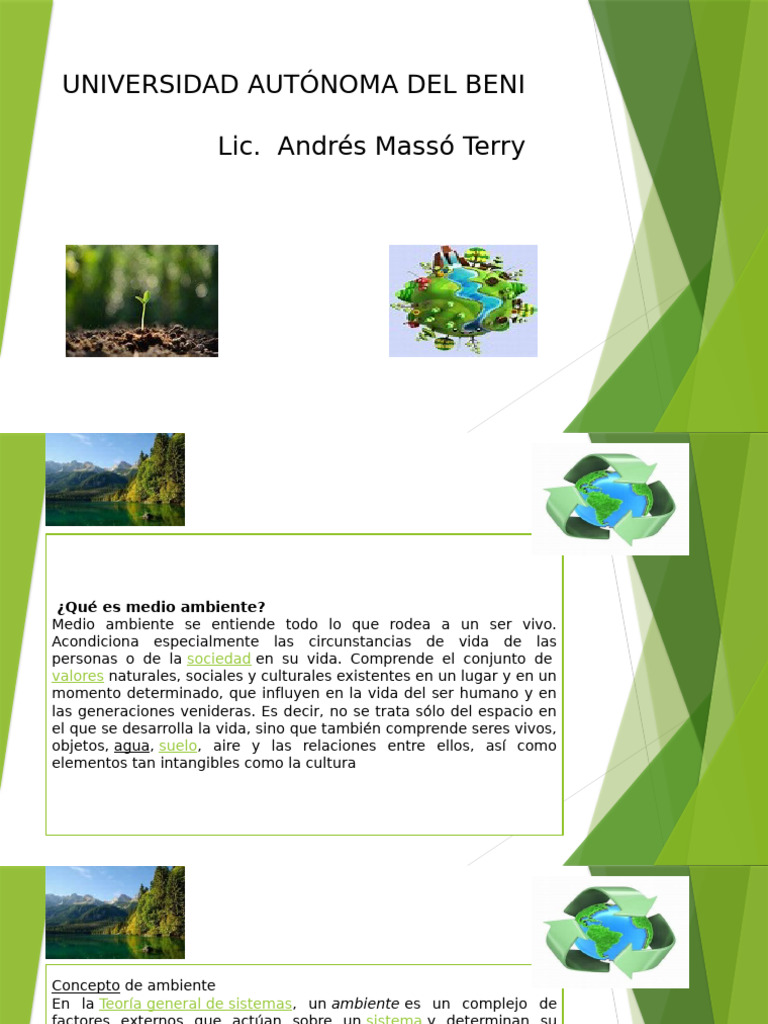 Curso de Medio Ambiente | PDF | Entorno natural | Tierra