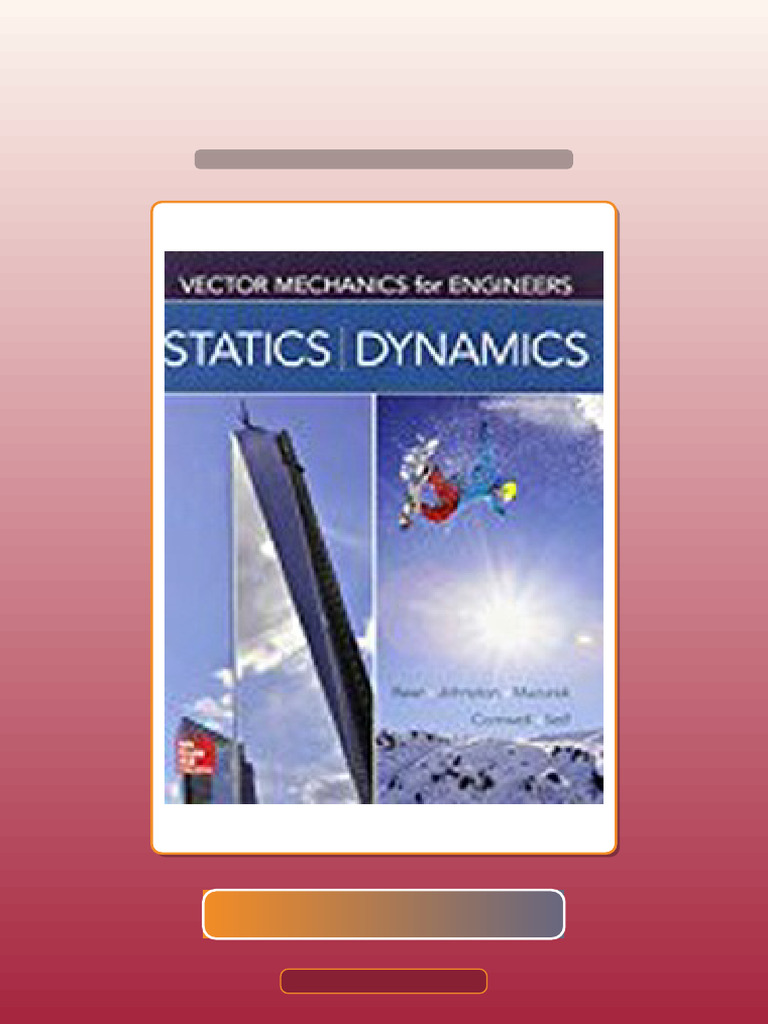 Vector Mechanics For Engineers Statics and Dynamics 11th Edition Test ...