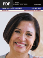 Emeritus Spring 2008 Schedule