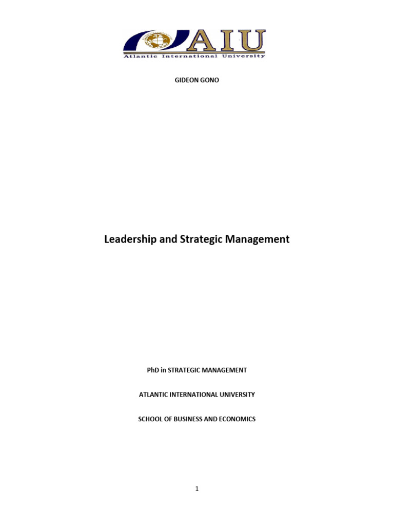 Strategic Management Insights and Failures | PDF | Strategic Management ...
