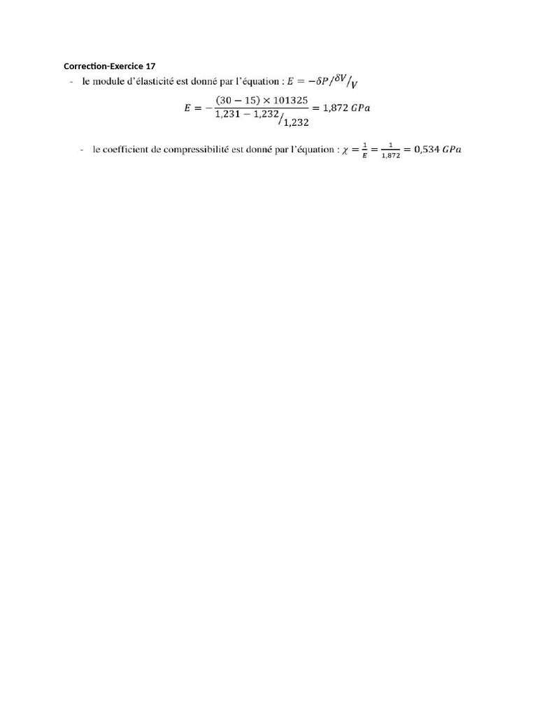 Exercice 17-Corrigé | PDF