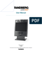 Videoconferencing Tandberg Centric 1000 MXP User Manual