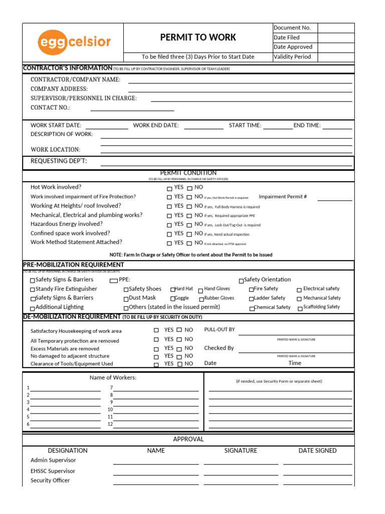 PERMIT To WORK EPFI - Ffe750de 825d 42f0 A2ec 66bd361fb4ce | PDF ...