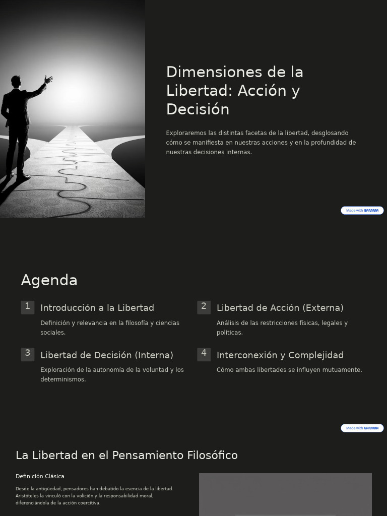 Dimensiones de La Libertad Accion y Decision | PDF | Libertad | Autonomía