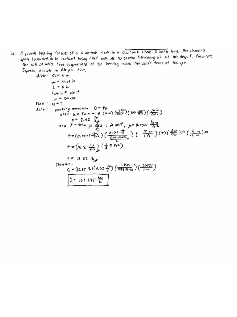 Bearing Problem | PDF