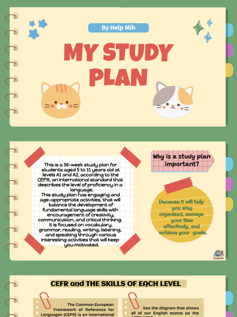 36-Week A1-A2 English Study Plan | PDF