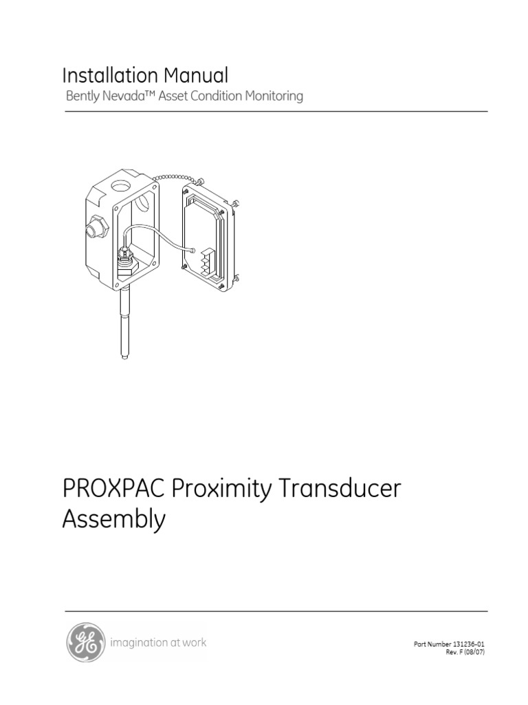 PROXPAC Proximity Transducer Assembly: Installation Manual | PDF ...