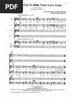 Download Beatles a Cappella - YouVe Got to Hide Your Love Away Coral SATB - Kings Singers - Jackman by Rok Grad SN88454141 doc pdf