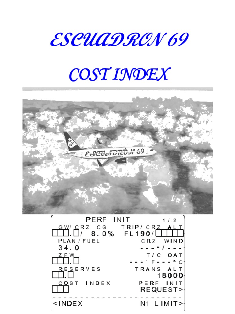 Cost Index en el Boeing 737-800 | PDF | Boeing | Aeropuerto