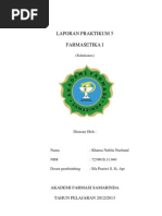 Download laporan farmaset 5 by Nabila Khansa Sleepaholic SN88455212 doc pdf