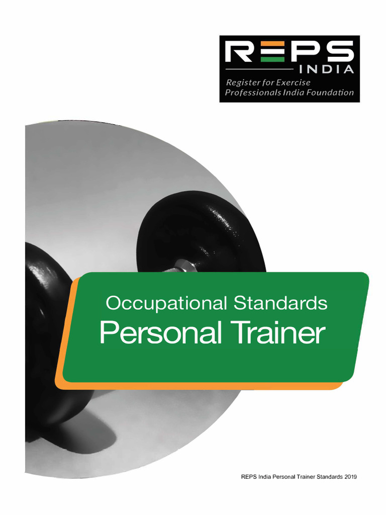 REPS India Personal Trainer Standards | PDF | Personal Trainer ...