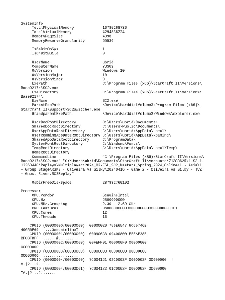 2024-06-17 02.36.38 SystemInfo | PDF | Hertz | Computer Hardware