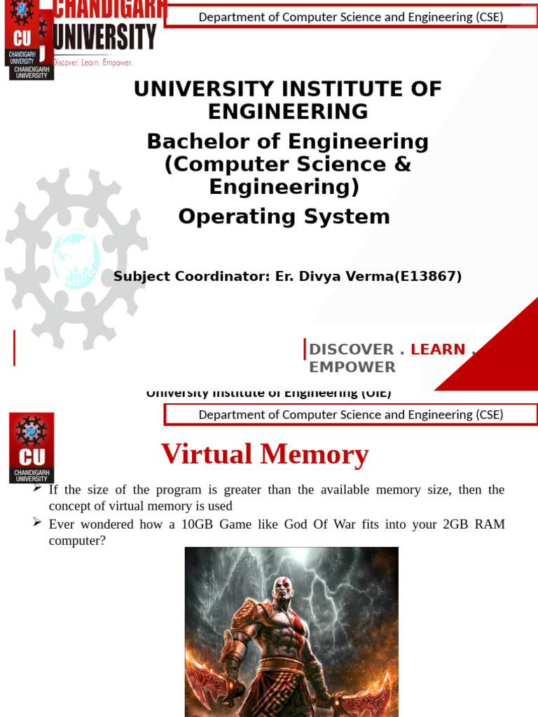 L-2.1.5 Virtual Memory | PDF | Computer Data Storage | Computer Hardware