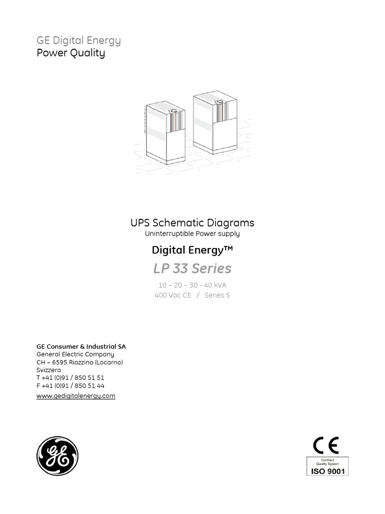 Electrical Drawing - LPS 33E 10K 40K Serie 5 V010 | PDF | Manufactured ...
