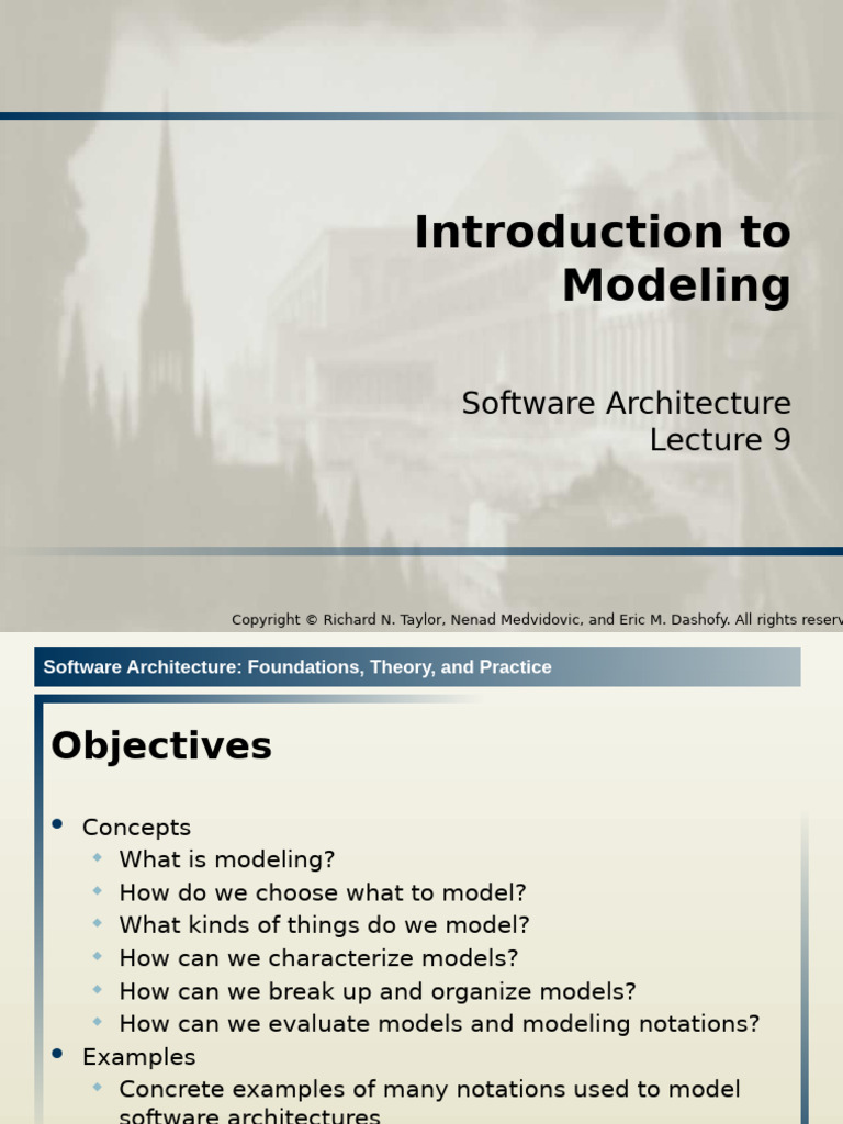 09 Introduction To Modeling | PDF | Software Architecture | Unified ...