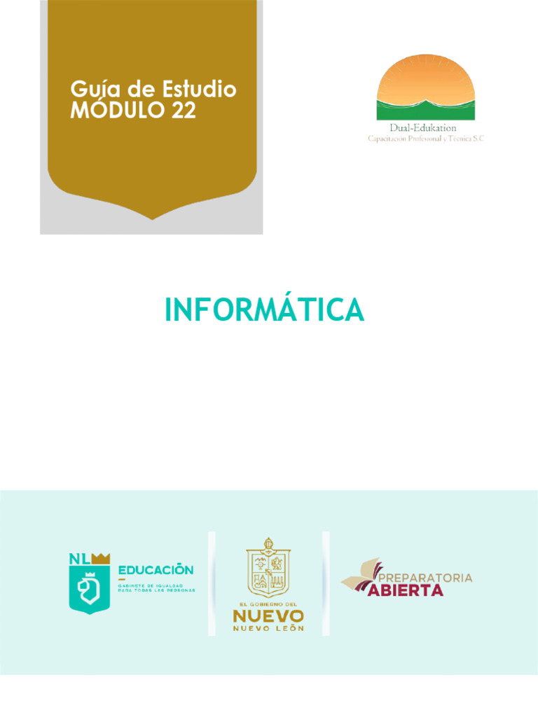 Guía de Estudio: Informática Módulo 22 | PDF | Microsoft PowerPoint ...