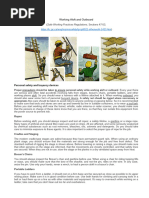 Working Aloft & Overside | PDF | Rope | Personal Protective Equipment
