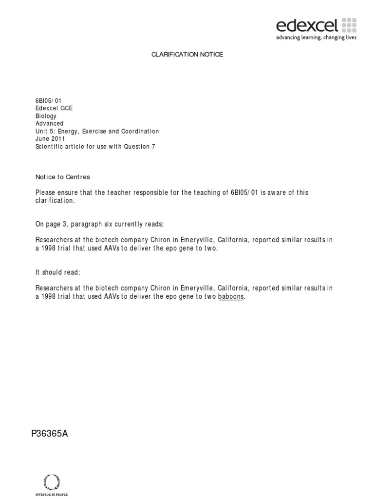 Unit 5 Scientific Article Clarification Notice Jun2011 | PDF | Wellness