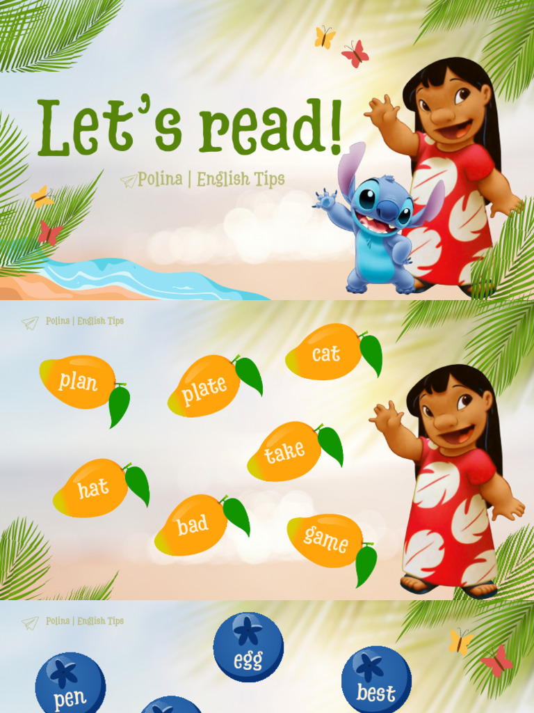 Let's Read With Lilo and Stitch | PDF