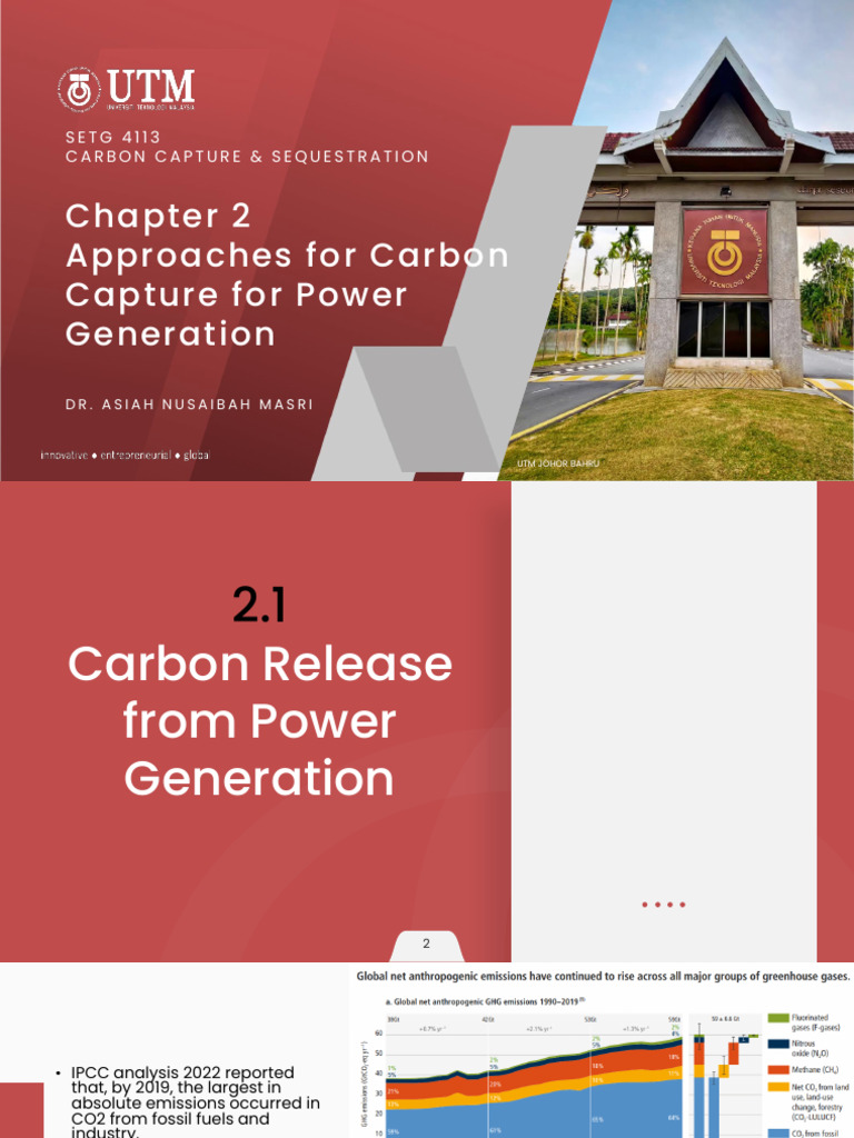 Carbon Capture Methods for Power Generation | PDF | Fossil Fuel Power ...