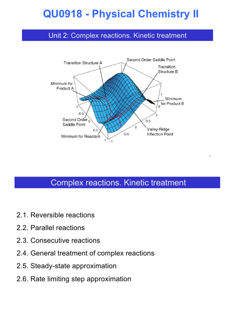 Unit 2 QFII SX | PDF | Reaction Rate | Chemical Reactions