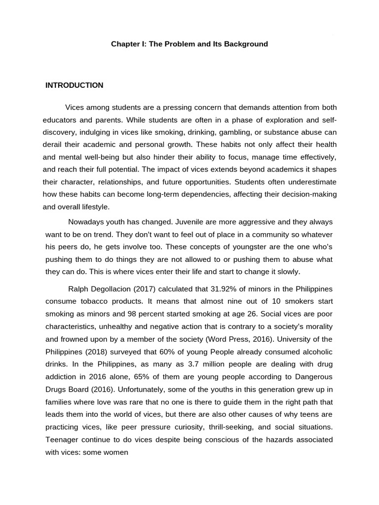 Revise Introduction Finalverano 2.0 3 | PDF | Substance Abuse | Adolescence