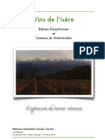 Vins de L'isère: Balmes Dauphinoises Et Coteaux Du Grésivaudan - L'expression Du Terroir Retrouvée