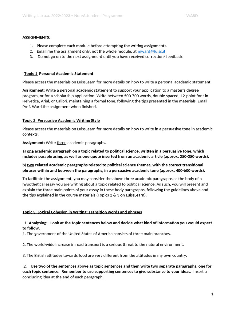 2023 Writing Lab (Ward) N | PDF | Waste Management | Waste