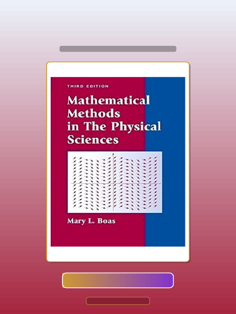 Mathematical Methods in The Physical Sciences 3rd Edition Test Bank ...