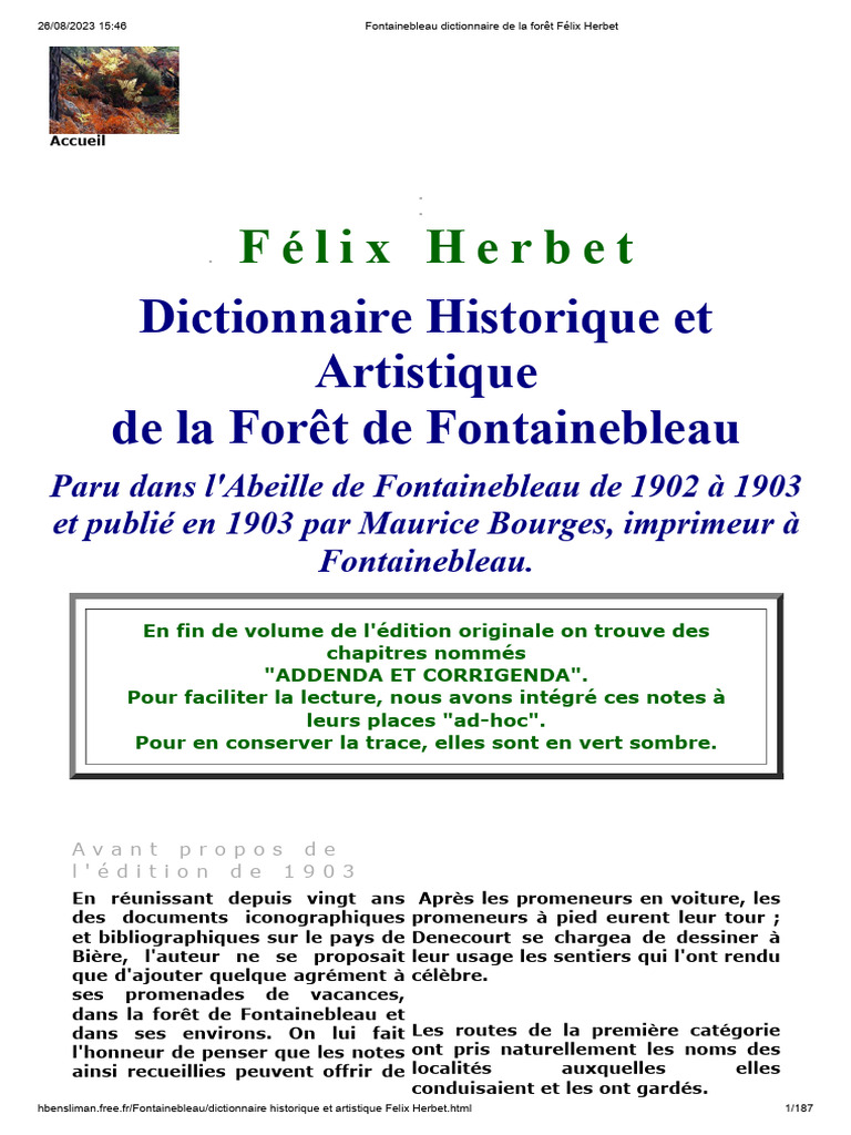 Dictionnaire Herbet | PDF