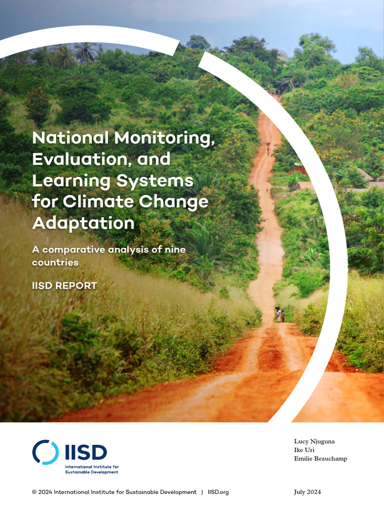 National Mel Systems For Climate Change Adaptation | PDF | Evaluation