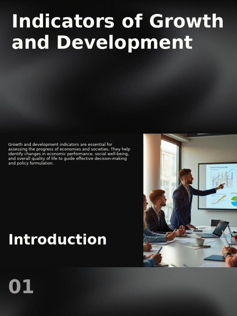 Indicators of Growth and Development | PDF | Economic Growth | Economies