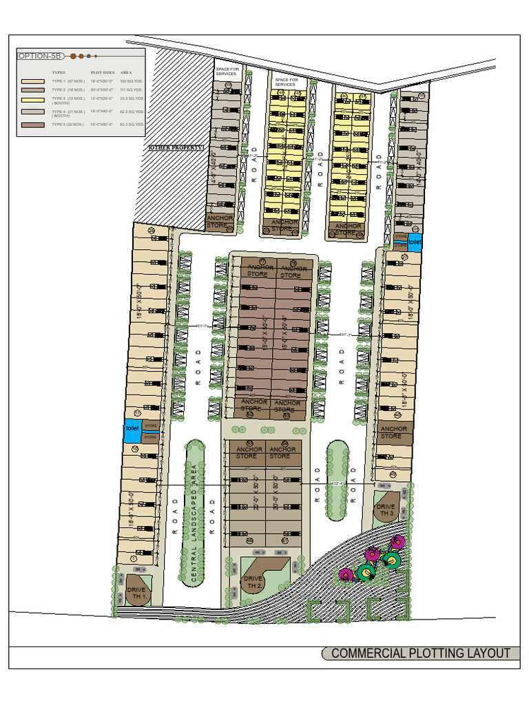 Commercial Plotting Layout Details | PDF