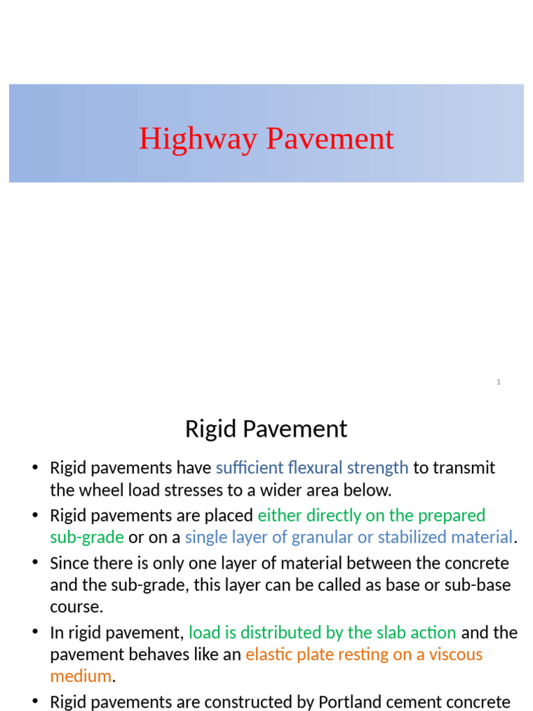 Rigid Pavement Design and Analysis | PDF | Road Surface | Concrete