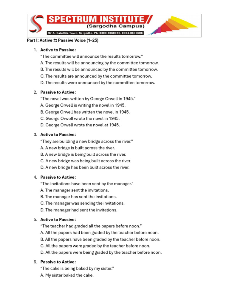Assignment For Narration and Voice English | PDF