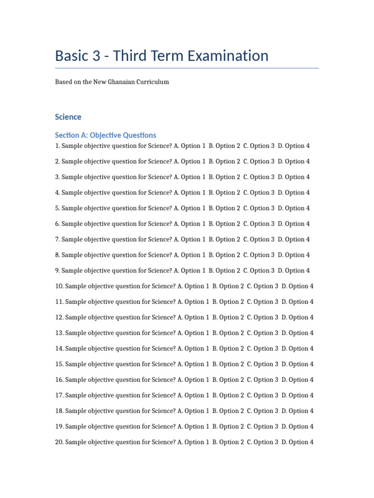 Third Term Exam: Basic 3 Curriculum | PDF | Chess Theory | Chess