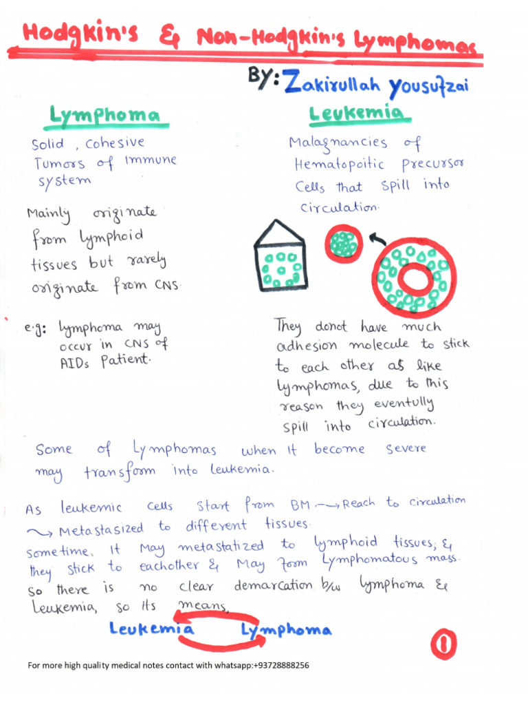 12 Hodgkin - Non-Hodgkin Lymphoma | PDF