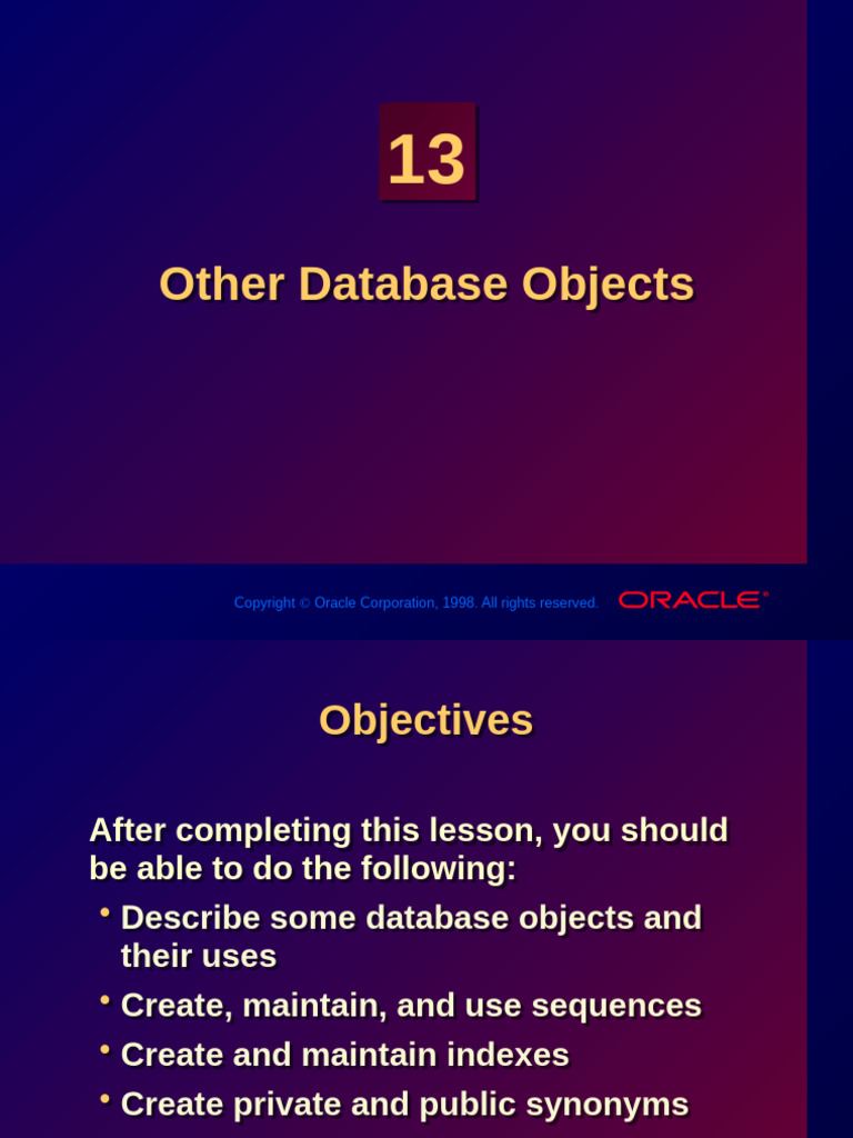 Understanding Database Sequences in SQL | PDF | Database Index | Databases