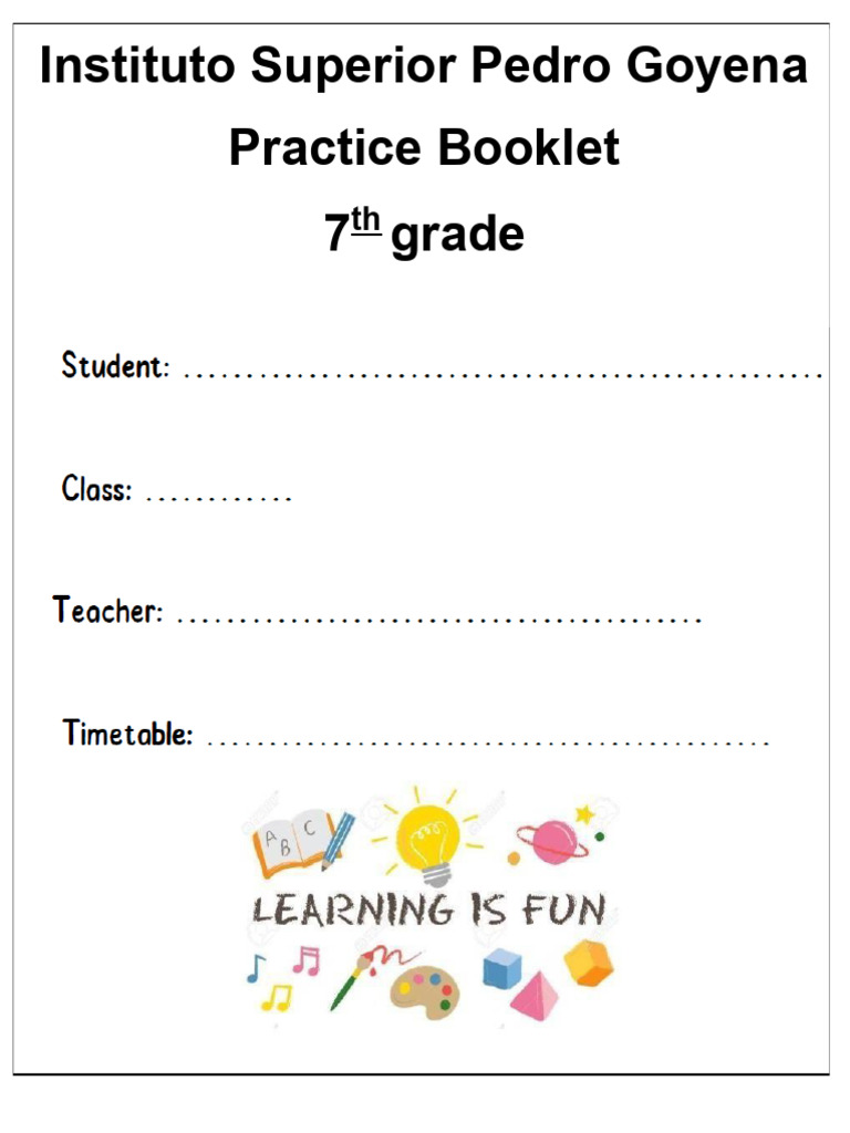 7th Grade Practice Workbook Guide | PDF