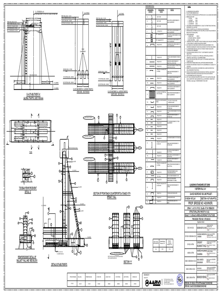 Bridge Structural Drawing Specifications | PDF | Building Engineering ...